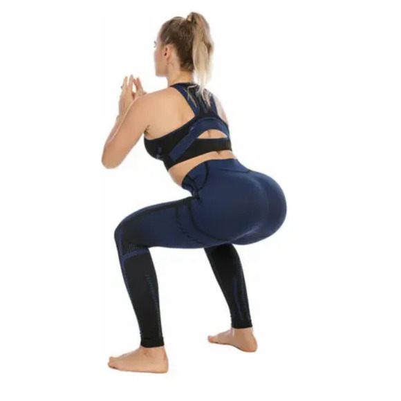 NEW RUNNING GIRL High Waist Ombre Seamless Leggings Tummy Control S - Picture 5 of 5